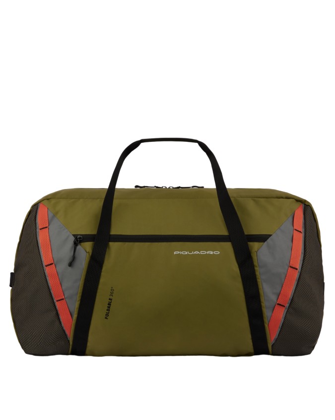 Piquadro - Borsone pieghevole grande in tessuto riciclato Foldable