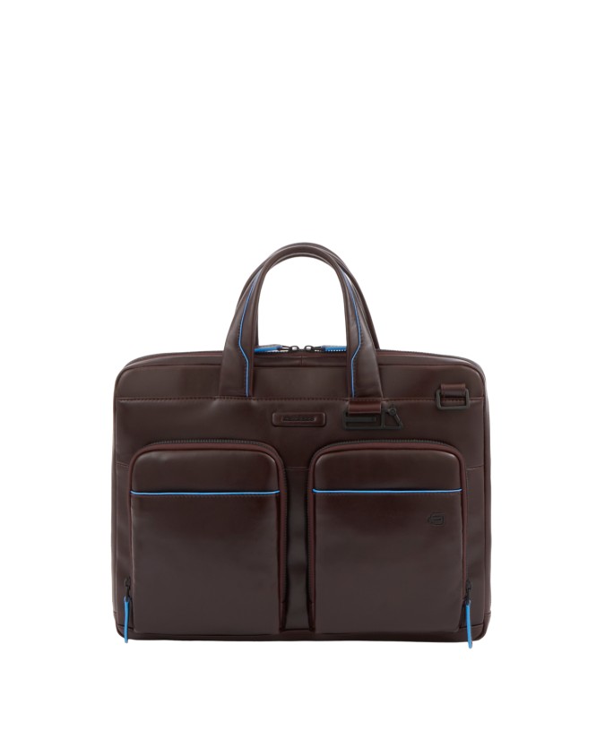 Piquadro - Cartella sottile in pelle porta pc 14" e porta iPad® B2 Revamp