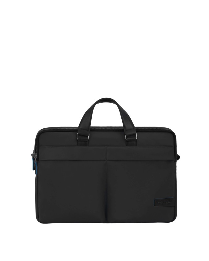 Piquadro - Cartella in nylon riciclato porta pc 15,6" e iPad®Pro 12,9"