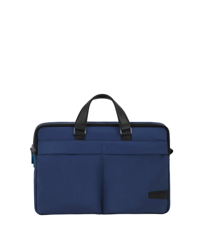 Piquadro - Cartella in nylon riciclato porta pc 15,6" e iPad®Pro 12,9"