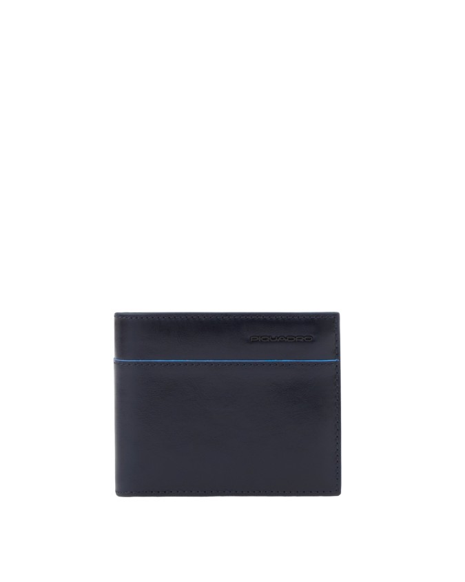 Piquadro - Portafoglio piccolo in pelle uomo con porta monete B2 Revamp