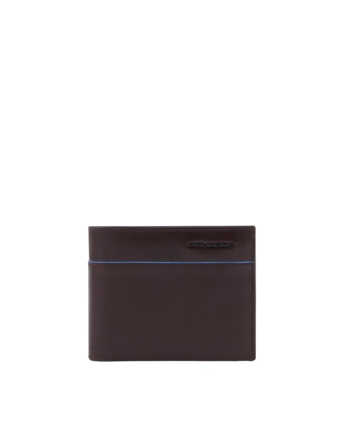 Piquadro - Portafoglio piccolo in pelle uomo con porta monete B2 Revamp