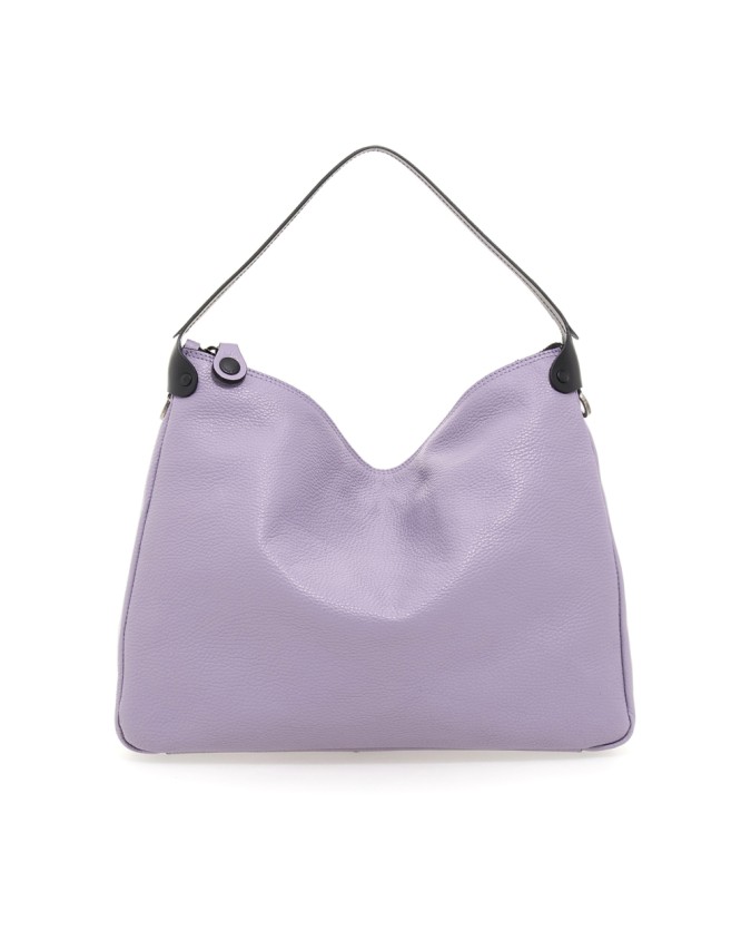 Gabs - Borsa a spalla in pelle con manico singolo Tg L Calliope Black