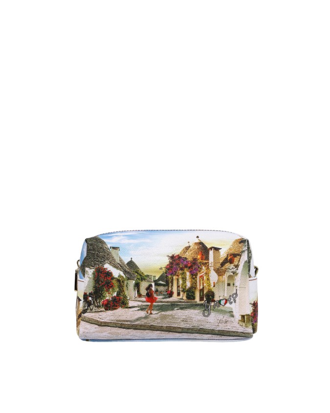Ynot - Beauty Case grande in pvc stampato Yesbag