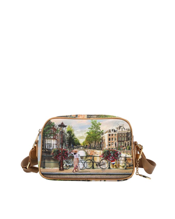 Ynot - Borsa a tracolla camera bag in pvc stampato Yesbag