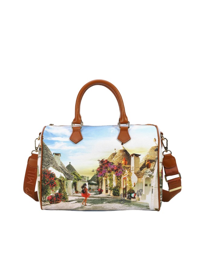 Ynot - Borsa a bauletto in pvc stampato Yesbag