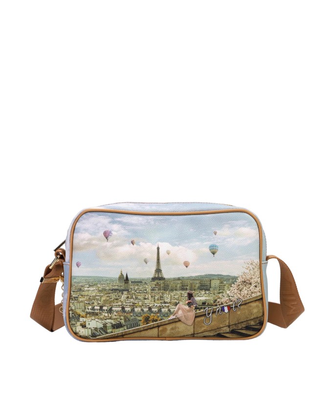 Ynot - Borsa postina a tracolla in pvc stampato Yesbag