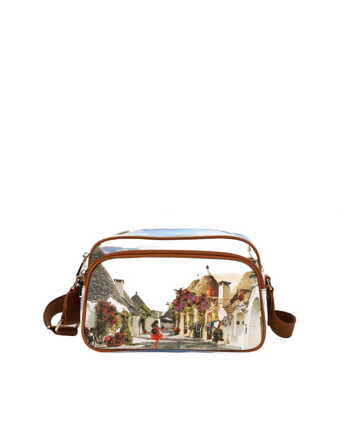 Ynot - Borsa postina in pvc stampato con tasca esterna Yesbag