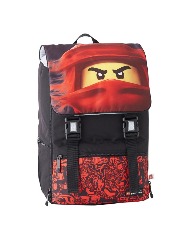 Lego - Zaino scuola estensibile in poliestere Ninjago