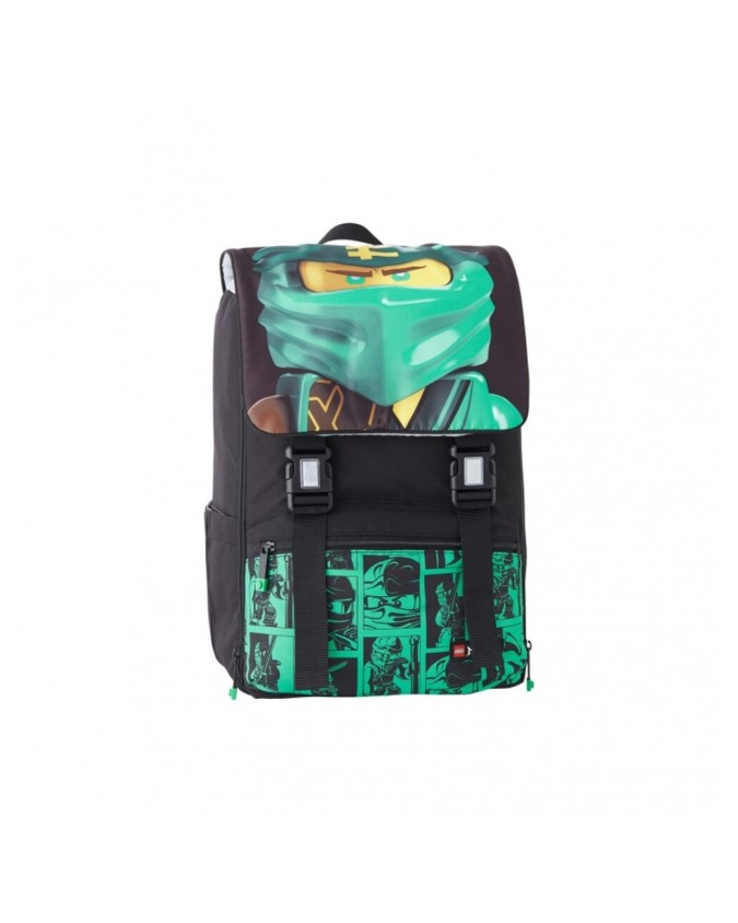Lego - Zaino scuola estensibile in poliestere Ninjago