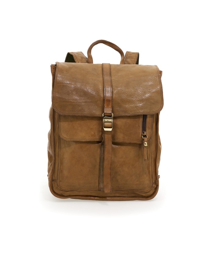 Campomaggi - Zaino in pelle porta pc 13'' con patta