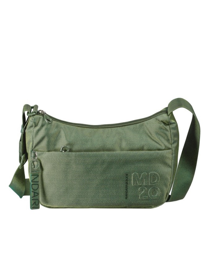 Mandarina Duck - Borsa a spalla hobo in mitrix con tasca esterna MD20