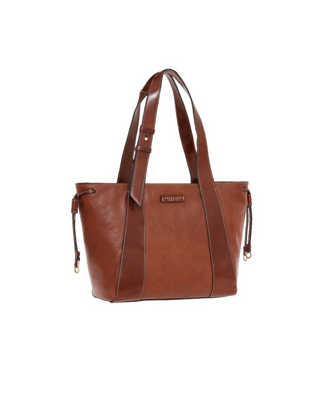 The Bridge - Borsa shopping in pelle con doppio manico Carlotta