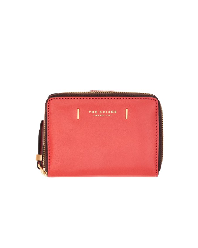 The Bridge - Portafoglio donna in pelle piccolo Chiara