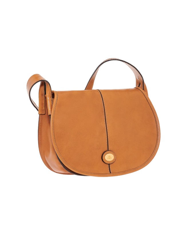 The Bridge - Borsa a tracolla in pelle con patta Claudia