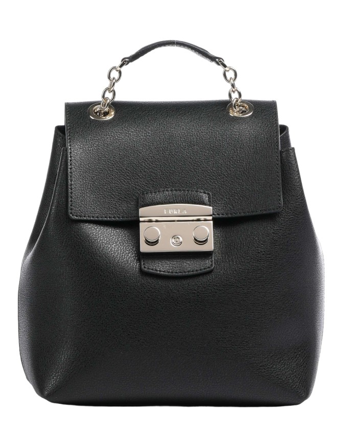 Furla - Zaino in pelle con patta S Metropolis