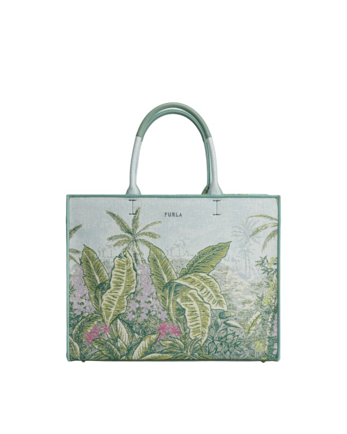Furla - Borsa Tote in tessuto con doppio manico L Opportunity