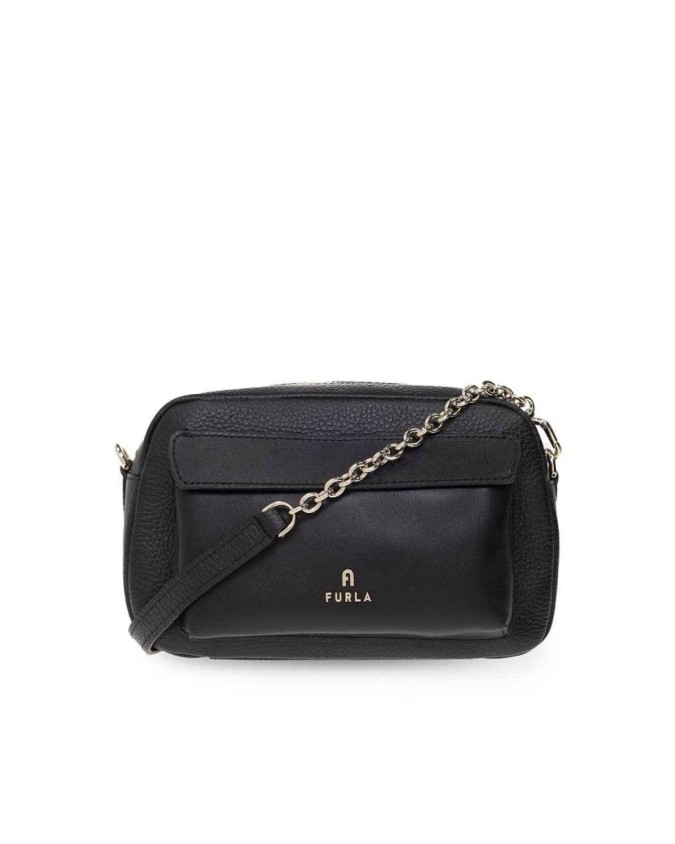 Furla - Borsa a tracolla con tasca esterna in pelle S Favola