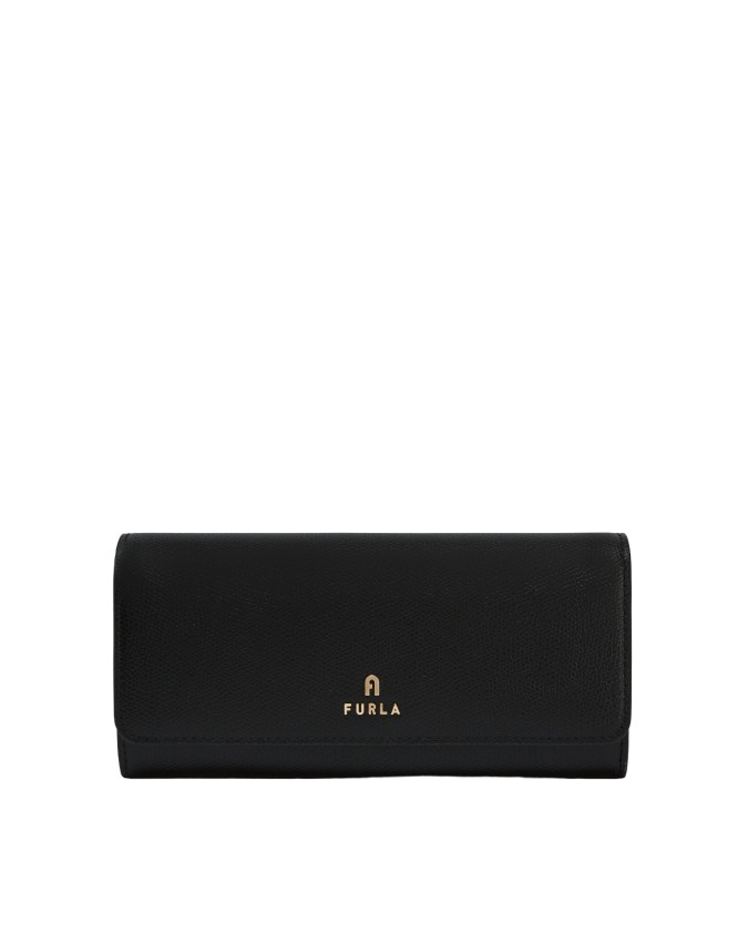 Furla - Portafoglio donna in pelle con patta continental Camelia
