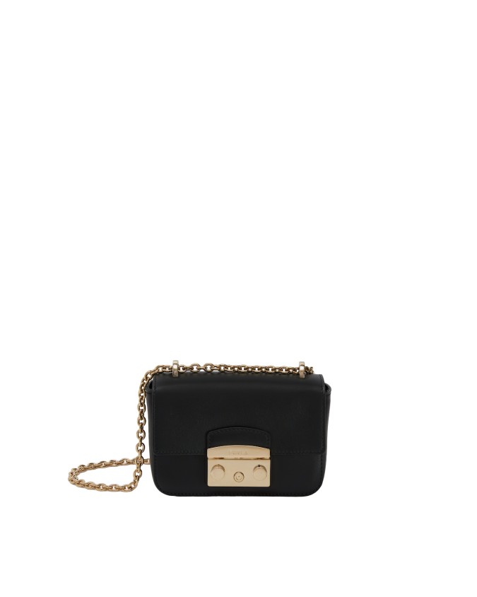 Furla - Borsa a tracolla in pelle con patta Mini Metropolis