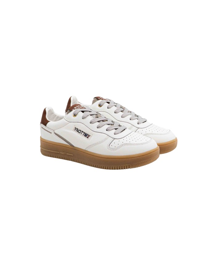 Ynot - Sneakers uomo in pelle con logo laterale New York