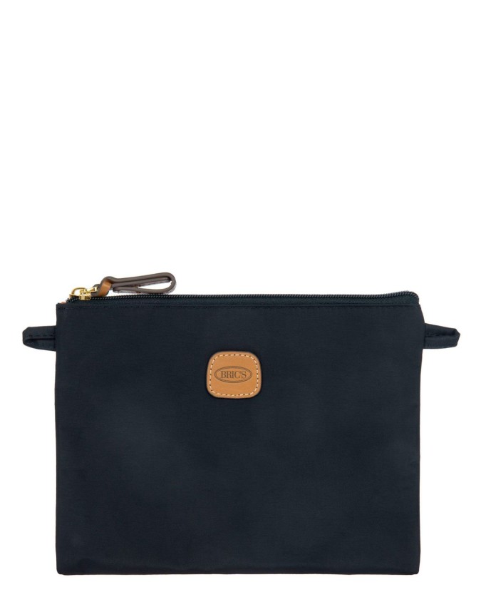 Bric's - Tracolla piatta in nylon riciclato X-Collection