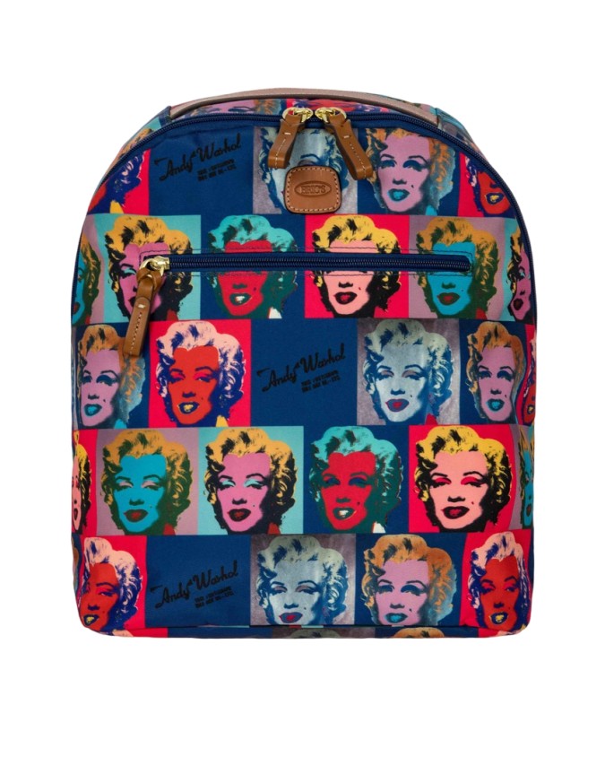 Bric's - Zaino city medio in nylon riciclato Andy Warhol
