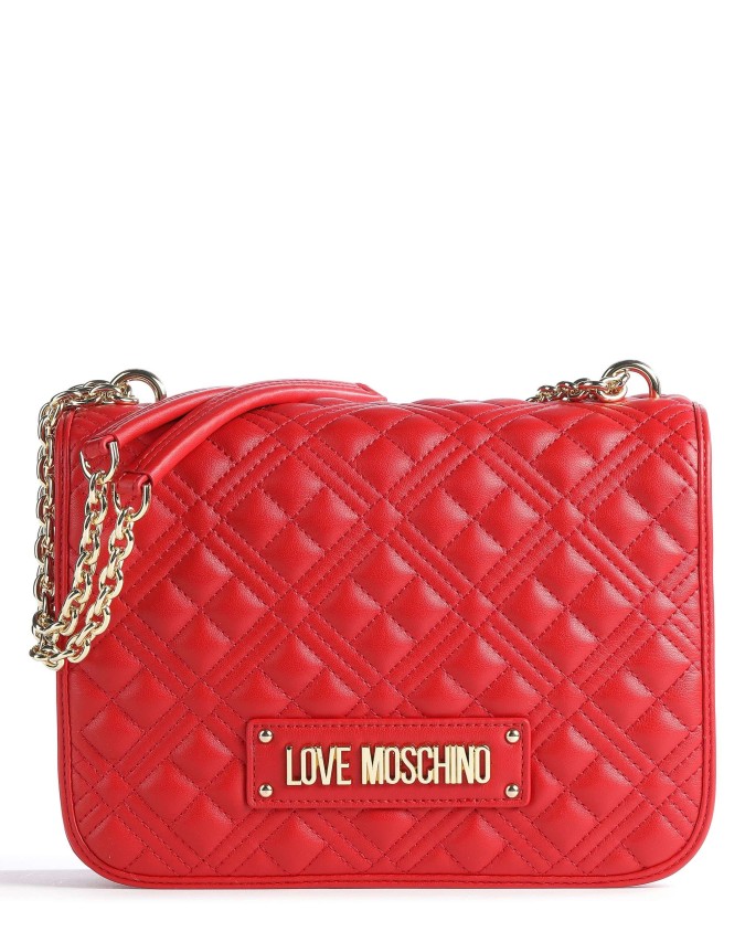 Moschino - Borsa a spalla e a tracolla in ecopelle Matelassè Quilted