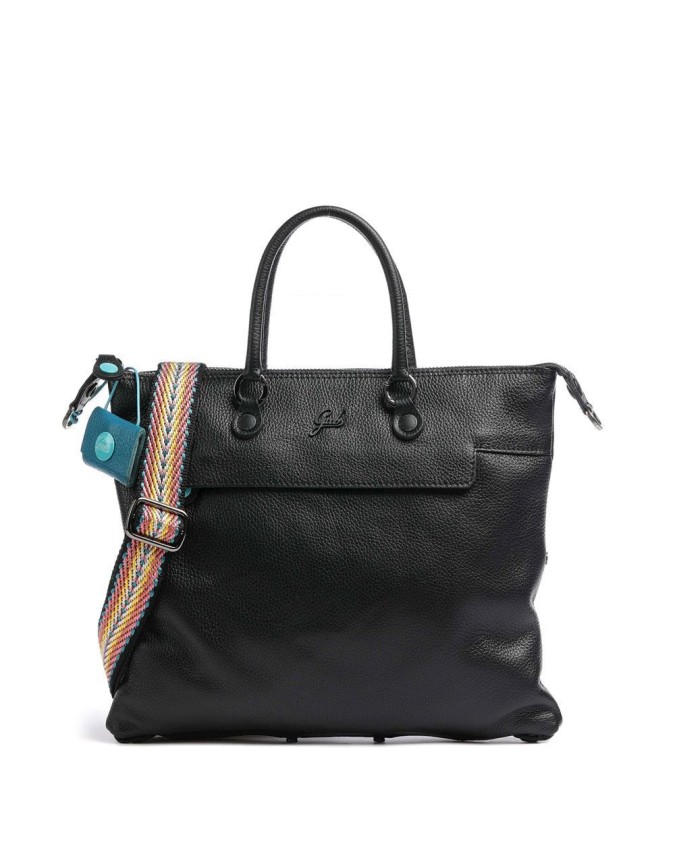 Gabs - Borsa trasformabile in pelle con tasca esterna L G3 Plus Black