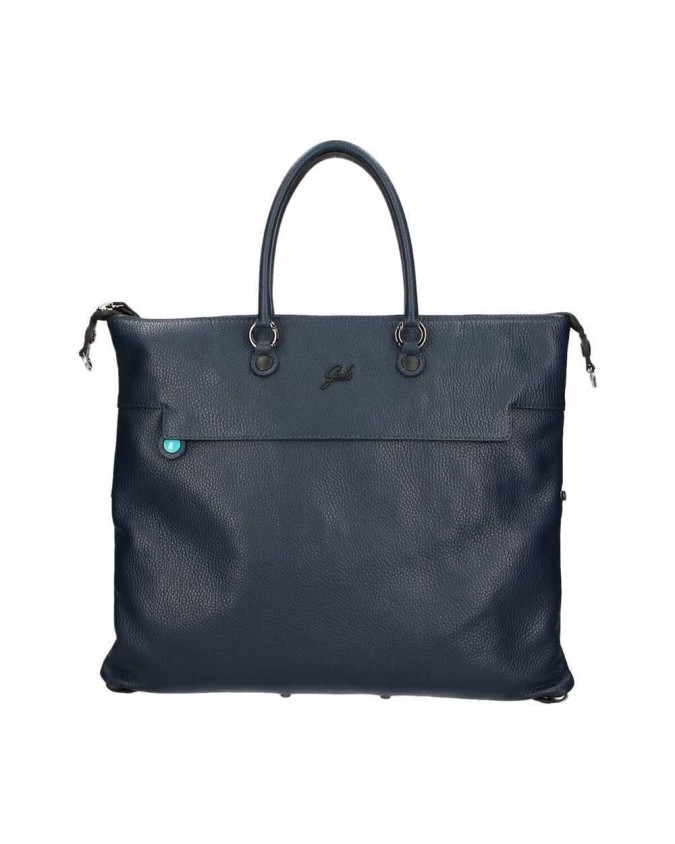 Gabs - Borsa trasformabile in pelle con tasca esterna L G3 Plus Black