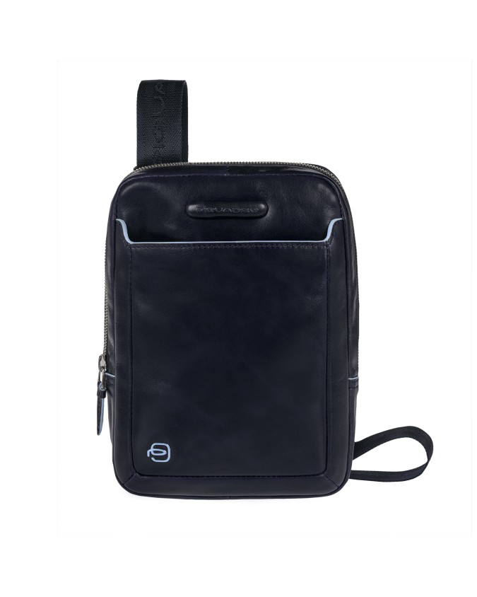 Piquadro - Borsello piccolo in pelle Blue Square