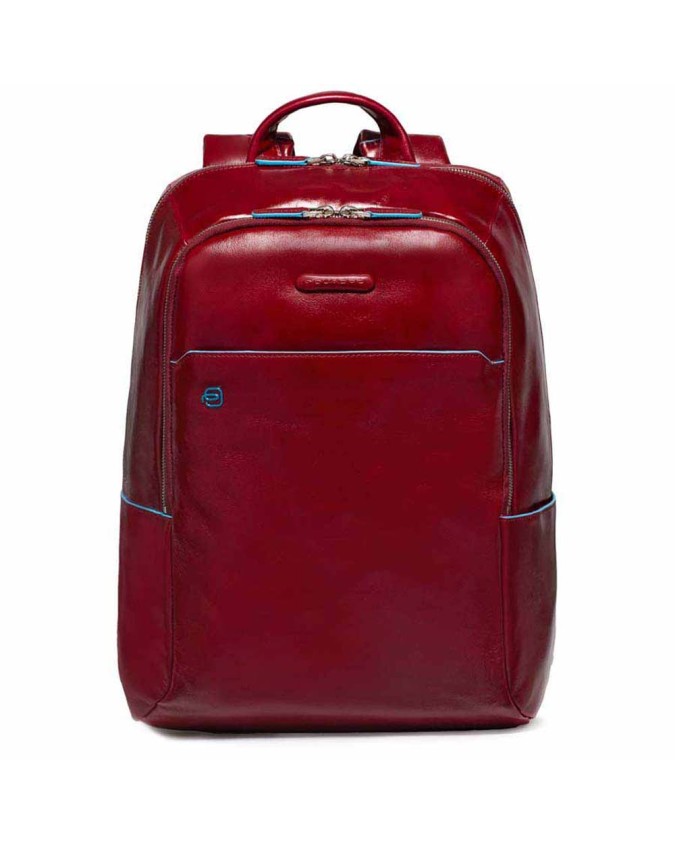 Piquadro -  Zaino in pelle porta computer 14'' Blue Square