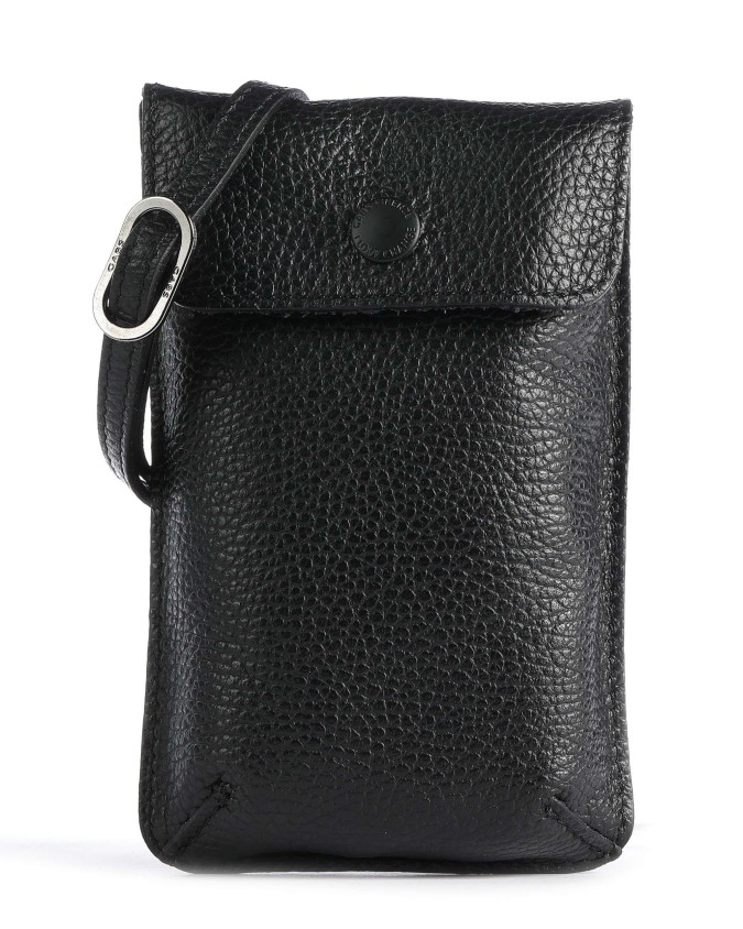 Gabs - Porta cellulare in pelle con tracolla Black