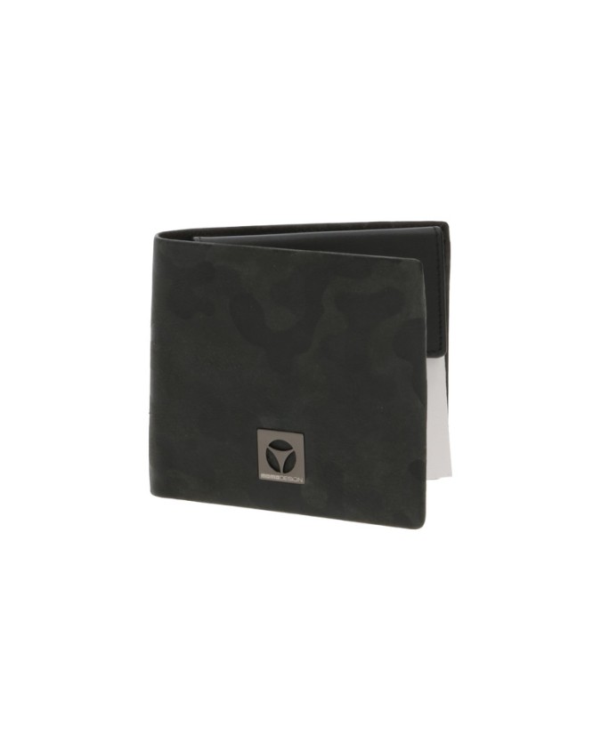 Momo Design - Portafoglio uomo in pelle sintetica con logo