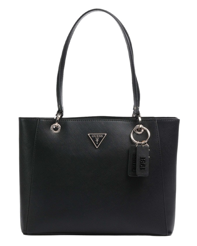 Guess - Borsa a spalla tote in poliuretano media Noelle