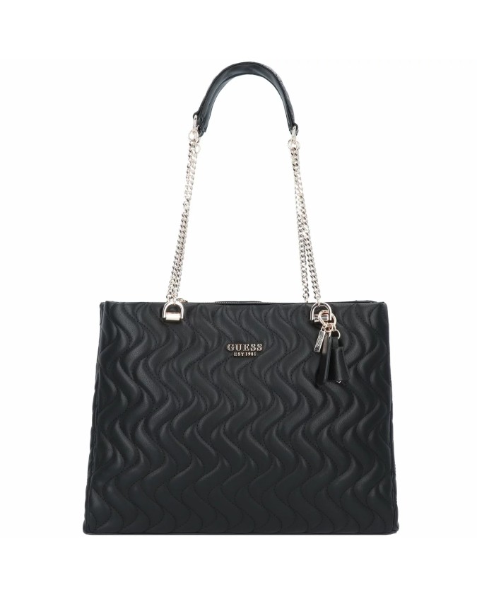 Guess - Borsa a spalla in poliuretano trapuntato Eco Mai