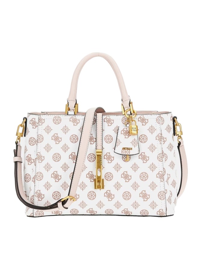 Guess - Borsa a mano con tracolla in poliuretano James Logo girlfriend