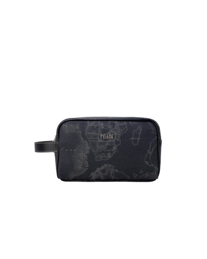 Alviero Martini Prima Classe - Beauty case uomo in tessuto Geo Classic