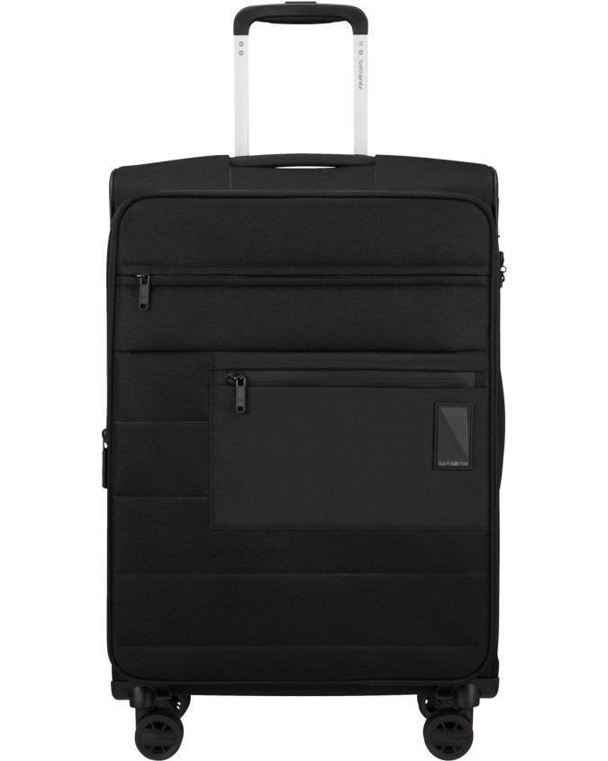 Samsonite - Trolley espandibile 4 Ruote 66 cm in poliestere riciclato Vaycay