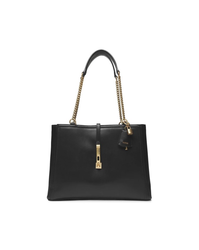 Guess - Borsa a spalla in poliuretano a tinta unita James girlfriend