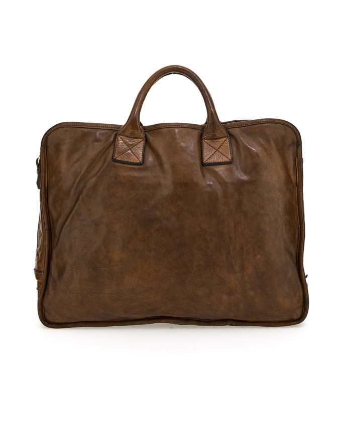 Campomaggi - Cartella porta pc 15'' in pelle con tracolla