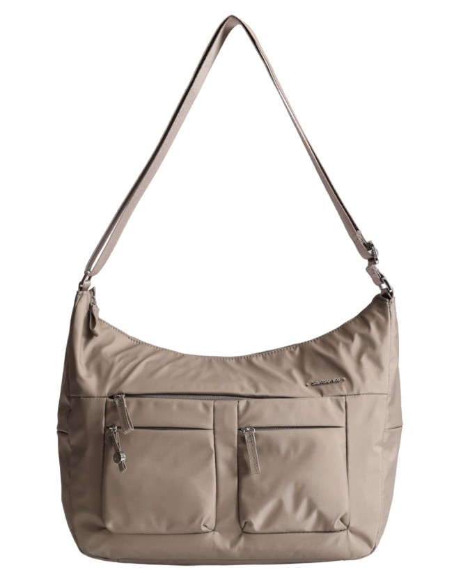 Samsonite - Borsa a tracolla in nylon Media con due tasche esterne Move 4.0