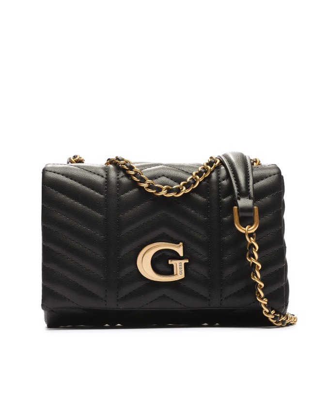 Guess - Borsa a tracolla mini in ecopelle matelassè Lovide