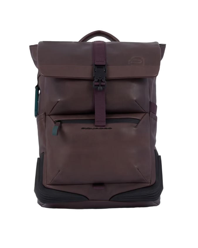 Piquadro - Zaino uomo in pelle porta pc 15.6'' per bicicletta Corner 2.0