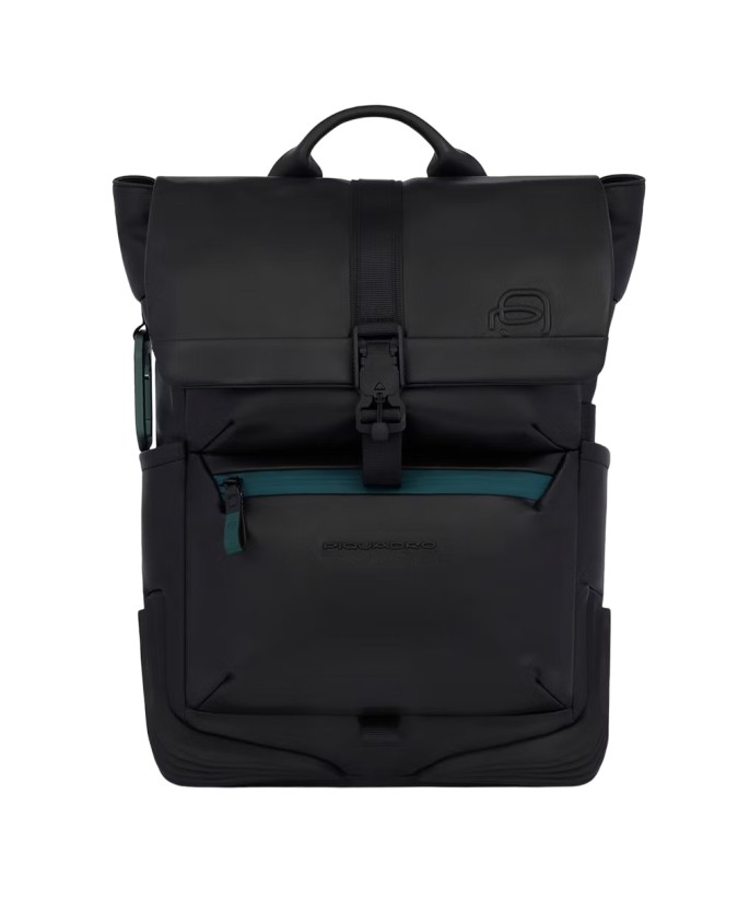 Piquadro - Zaino uomo in pelle porta pc 15.6'' per bicicletta Corner 2.0