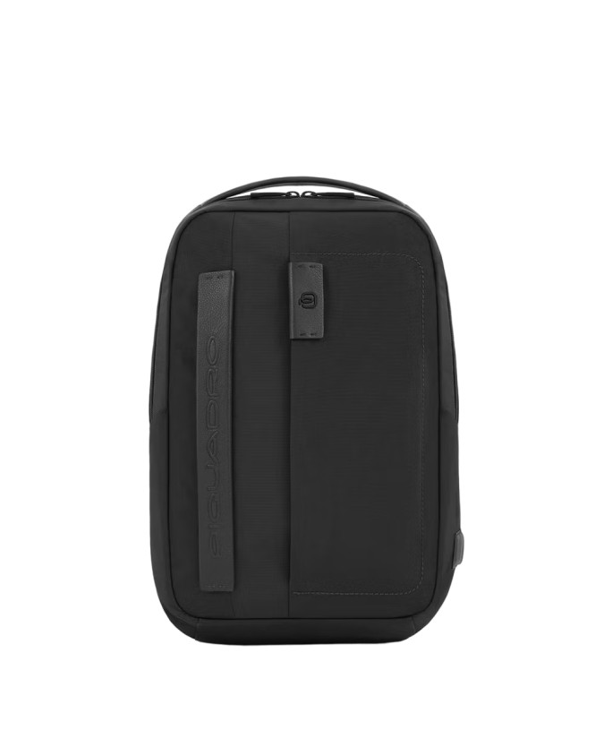 Piquadro - Zaino porta pc 14'' in pelle e tessuto P16