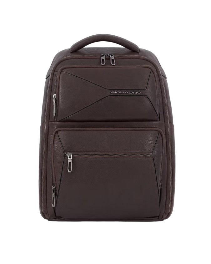 Piquadro - Zaino in pelle porta pc 15,6" e iPad®Pro 12,9" Rhino