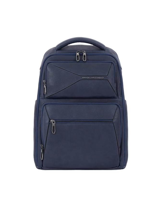 Piquadro - Zaino in pelle porta pc 15,6" e iPad®Pro 12,9" Rhino