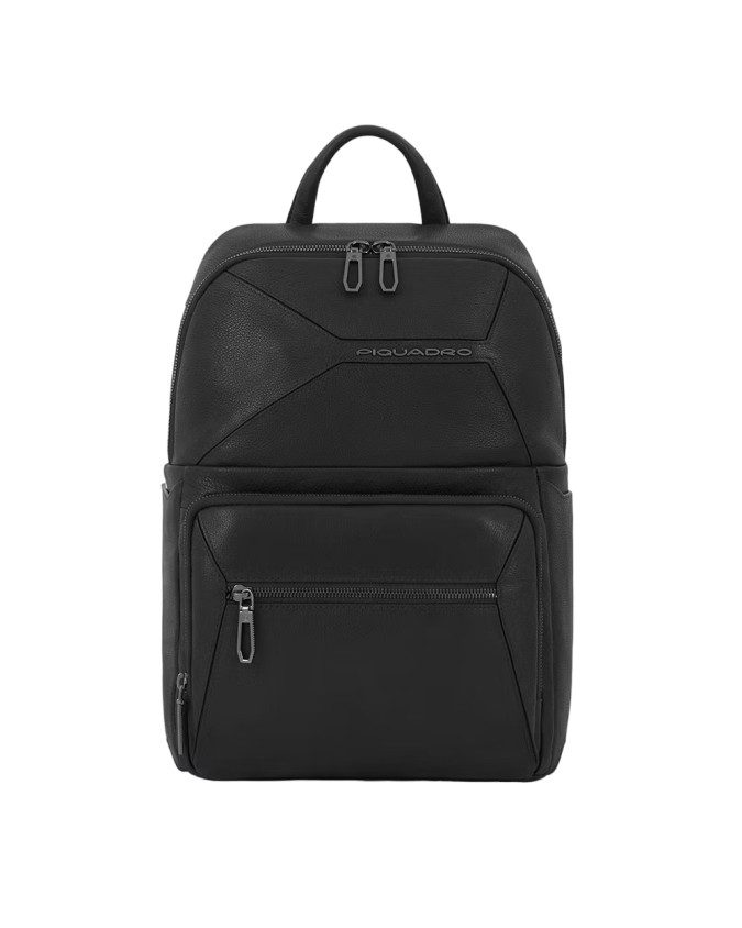Piquadro - Zaino piccolo in pelle porta pc 13,3" con scomparto porta iPad® Rhino