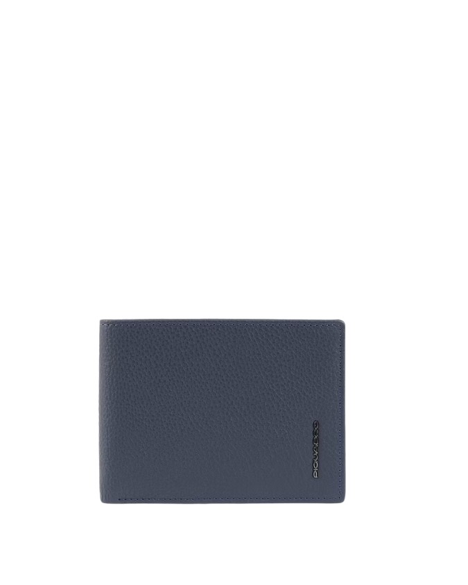 Piquadro - Portafoglio uomo in pelle con due scomparti per banconote RFID